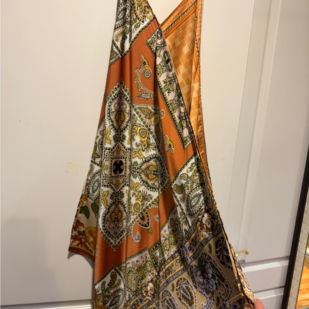 Anthropologie Tiny Sebou scarf dress size small NWT